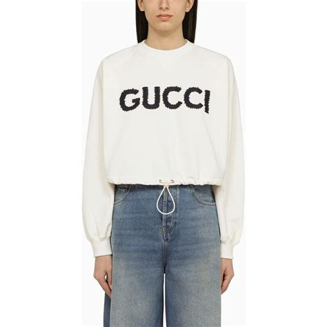 felpa gucci bianca